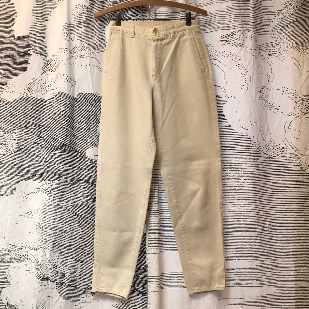 Sugar Products FRANCE Cream Women’s Size 36 Pants - Cotton
